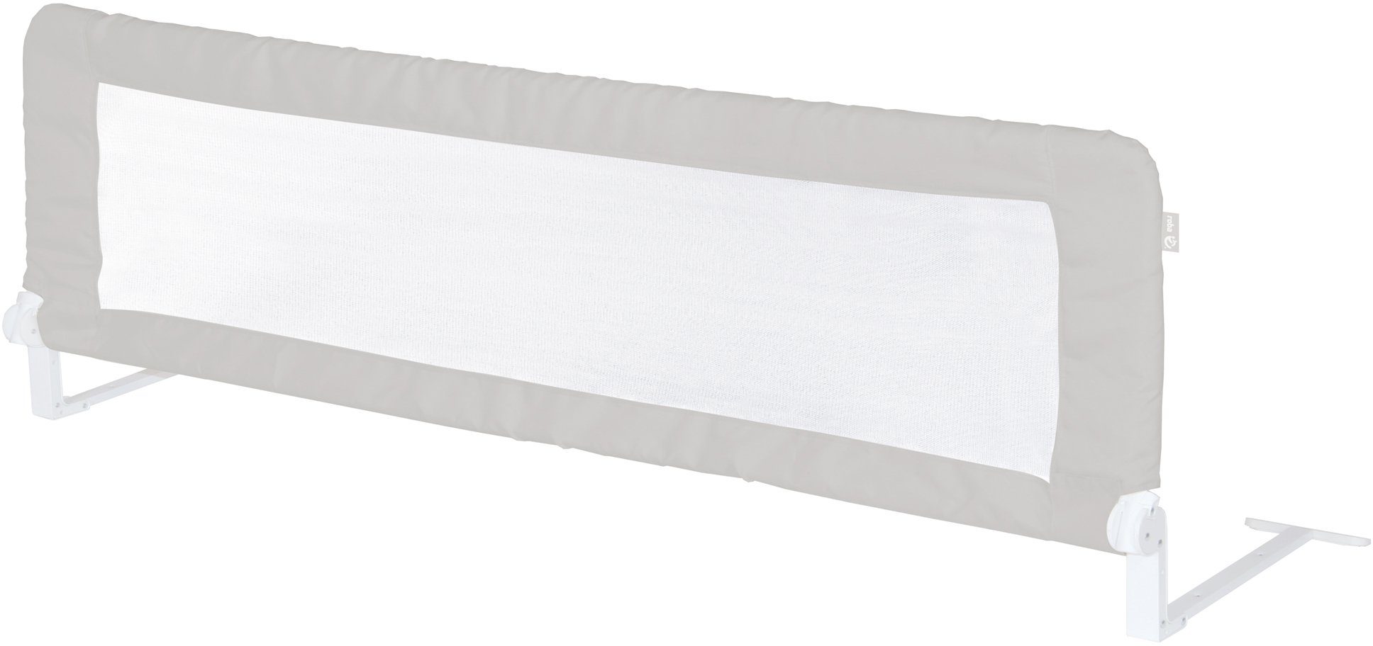 roba® Bettschutzgitter Klipp-Klapp, 135 cm, grau