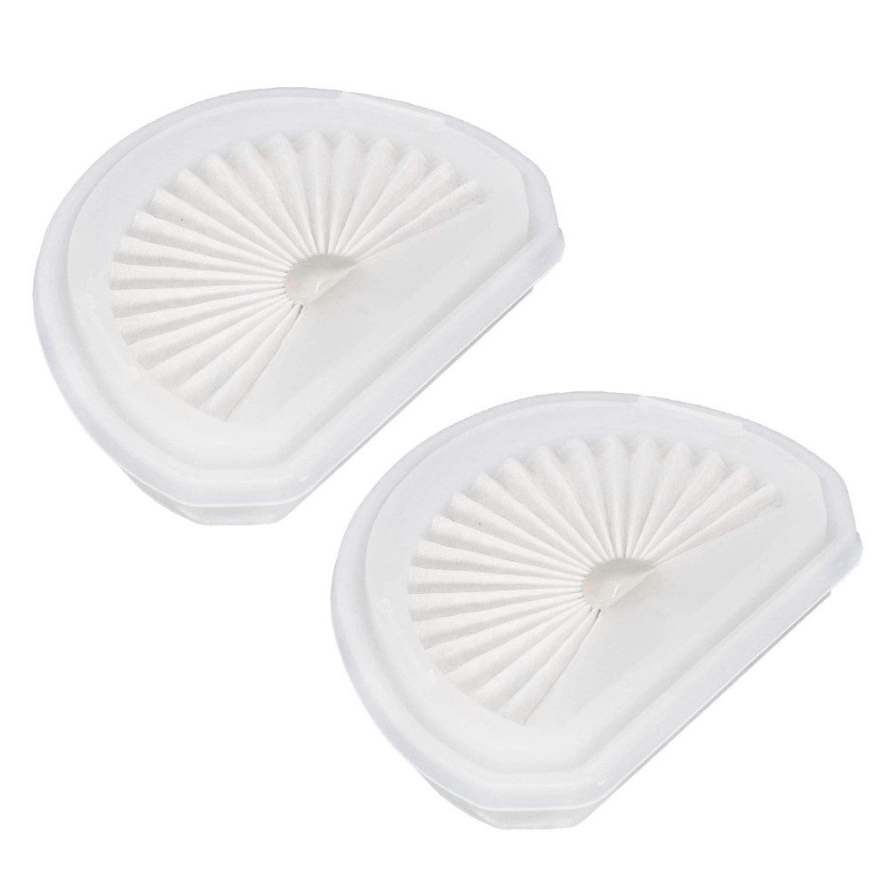 Trade-Shop Ersatzfilter 2x passend für Black&Decker Dustbuster HLVA315J22 HLVA315J32 HLVA315J6, Zubehör für Black & Decker VPF30, N600601, VLPF10, N575266, Ersatzteil für Staubsauger