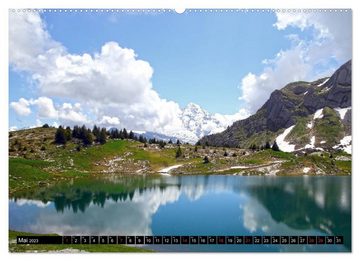 CALVENDO Wandkalender Berge im Berner Oberland (Premium, hochwertiger DIN A2 Wandkalender 2023, Kunstdruck in Hochglanz)