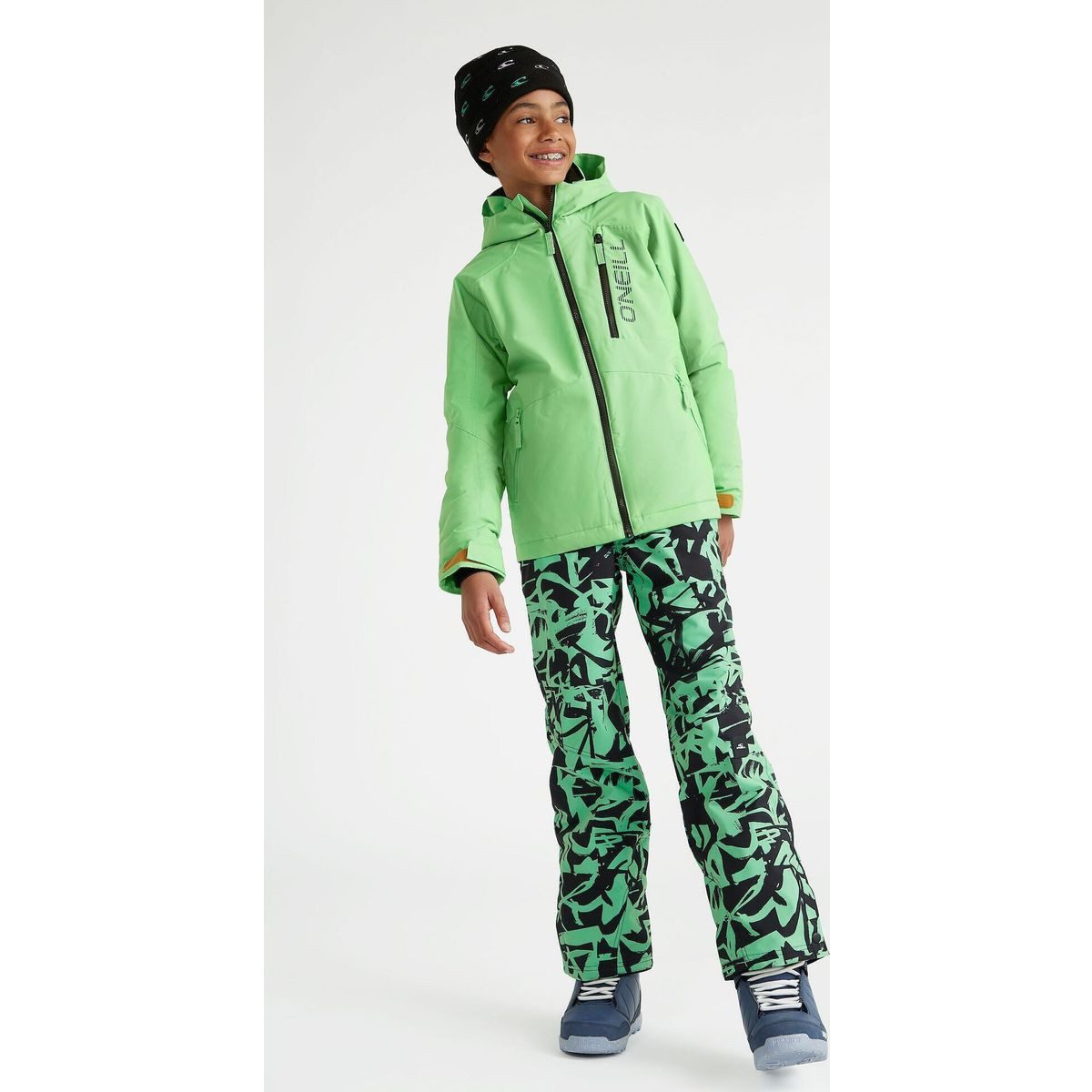 O'Neill Skijacke Hammer Snow Jacket Hochwertige, wasserdichte Skijacke für Jungen mit Mitwachs-System und