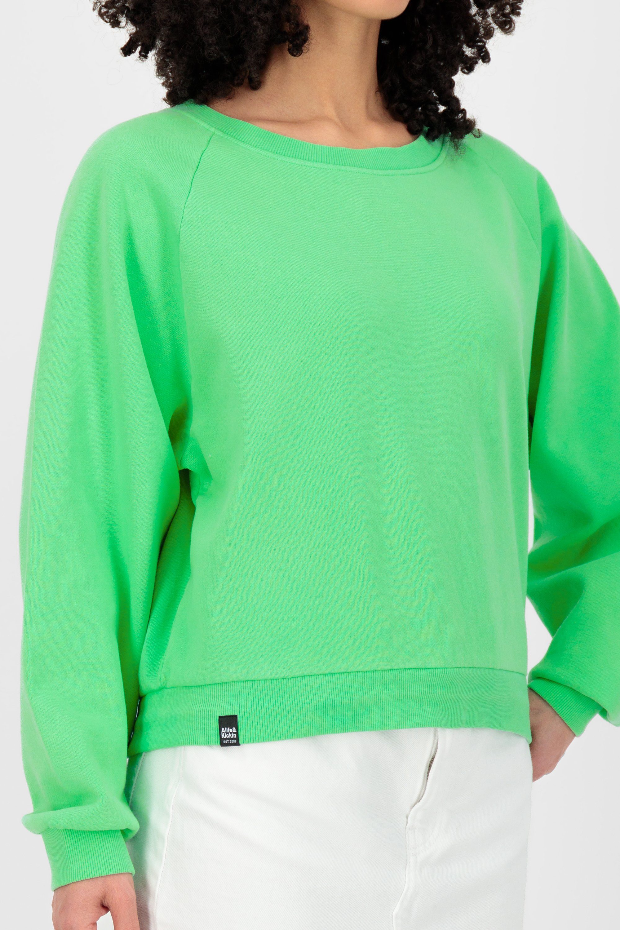 Alife & Kickin Sweatshirt Damen TeonaAK A Basic Pullover mit Rundhalsausschnitt