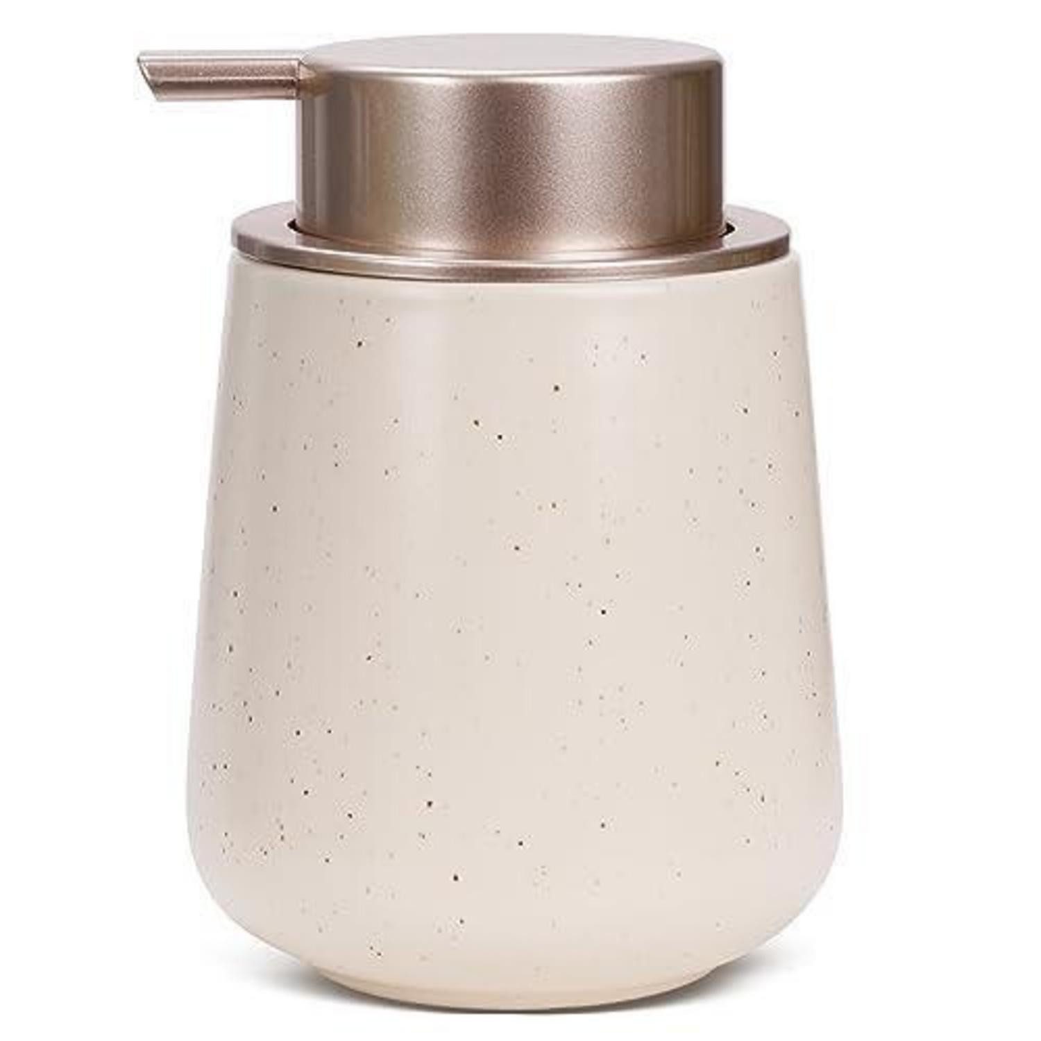 LuxusKollektion Seifenspender Seifenspender Keramik Beige 350ml