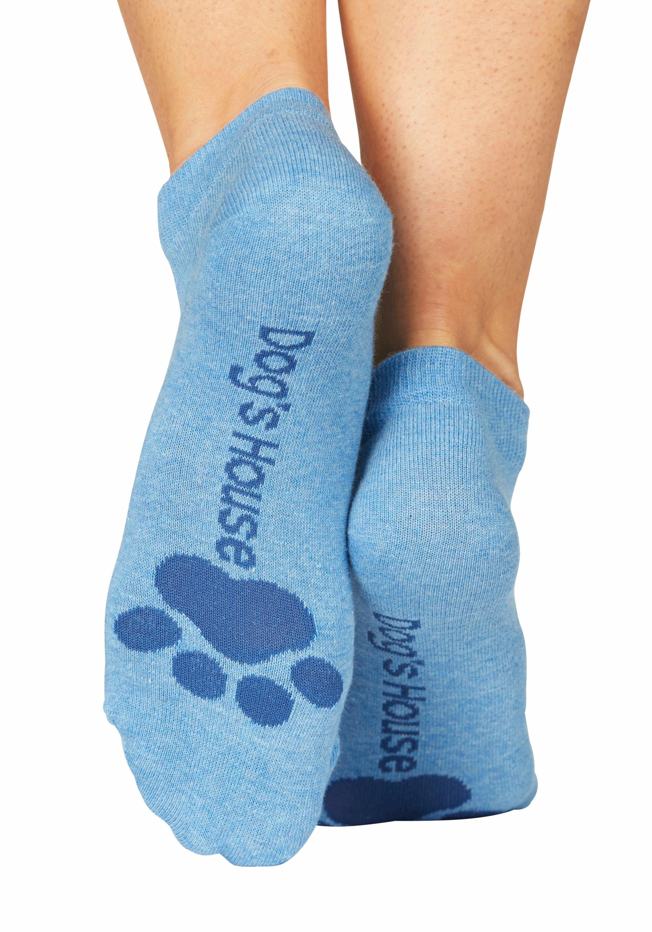 Arizona Sneakersocken Damensocken Motivsocken (Packung, 5-Paar, Gr. 35-38 bis 39-42) mit süßem Pfotendesign unter der Sohle – Bild 5 von 5