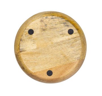 Spetebo Dekoschale Mango Deko Schale natur - 25 cm, Holz Obst Teller rund