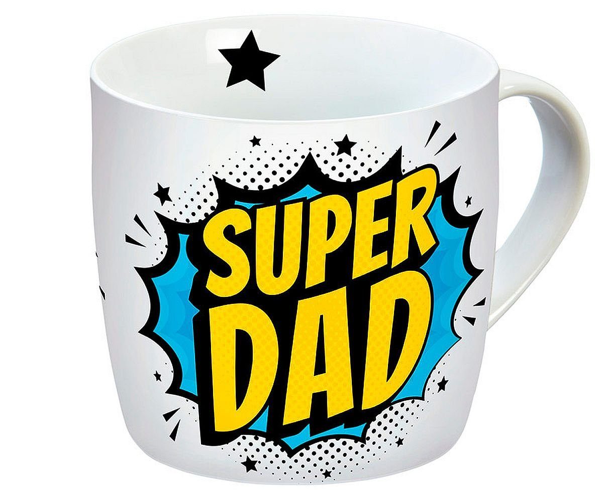 Geda Tasse Super Dad Tasse Comic