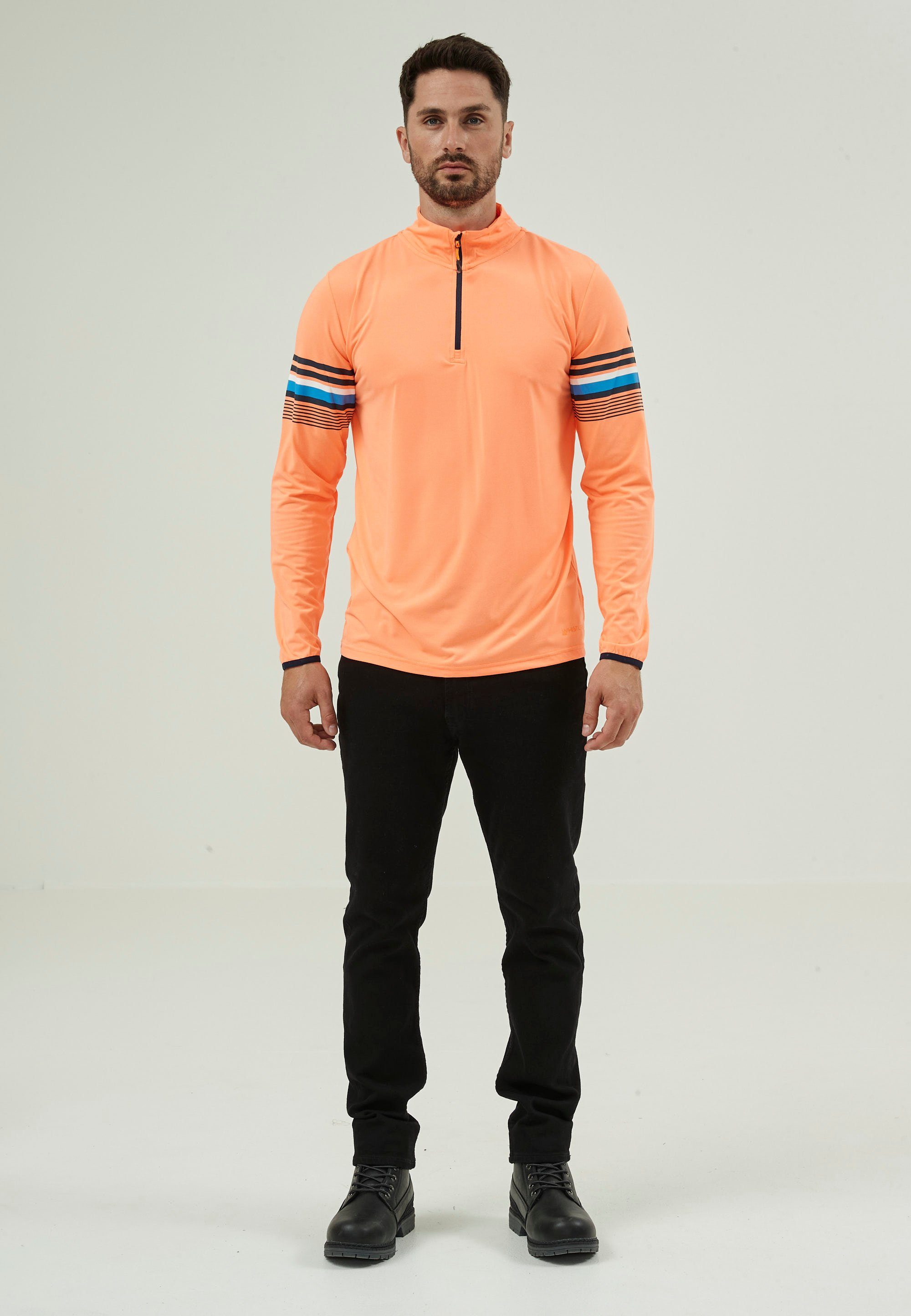Sweatshirt atmungsaktivem WHISTLER aus orange Material Tefei