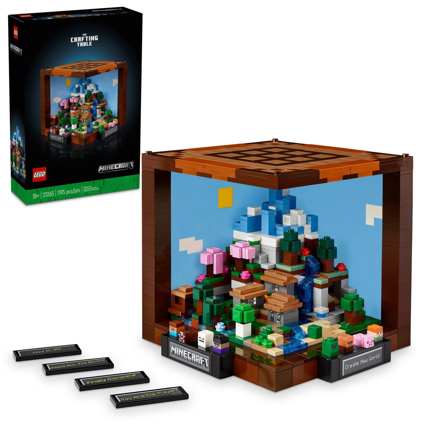 LEGO® Minecraft 21265 Die Werkbank Spielbausteine, (Set, 1195 St., Set) günstig online kaufen