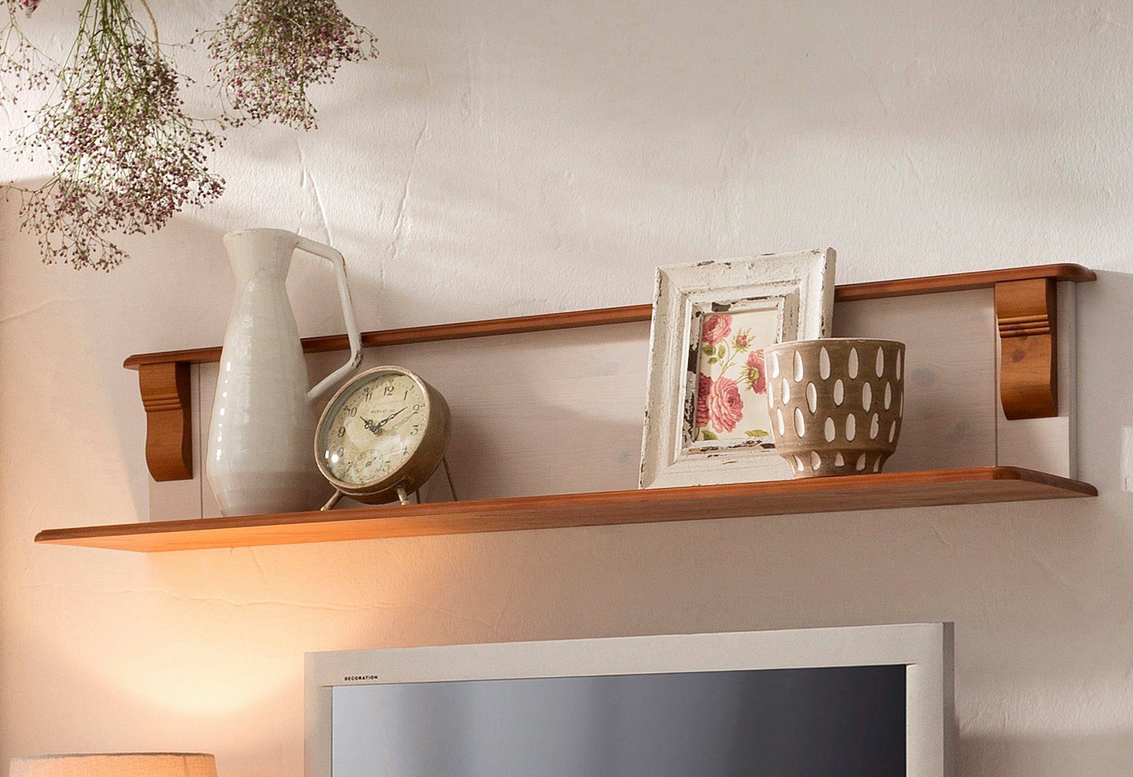 Home affaire Wandregal Adele, Breite 120 cm, aus massiver Kiefer, FSC® günstig online kaufen