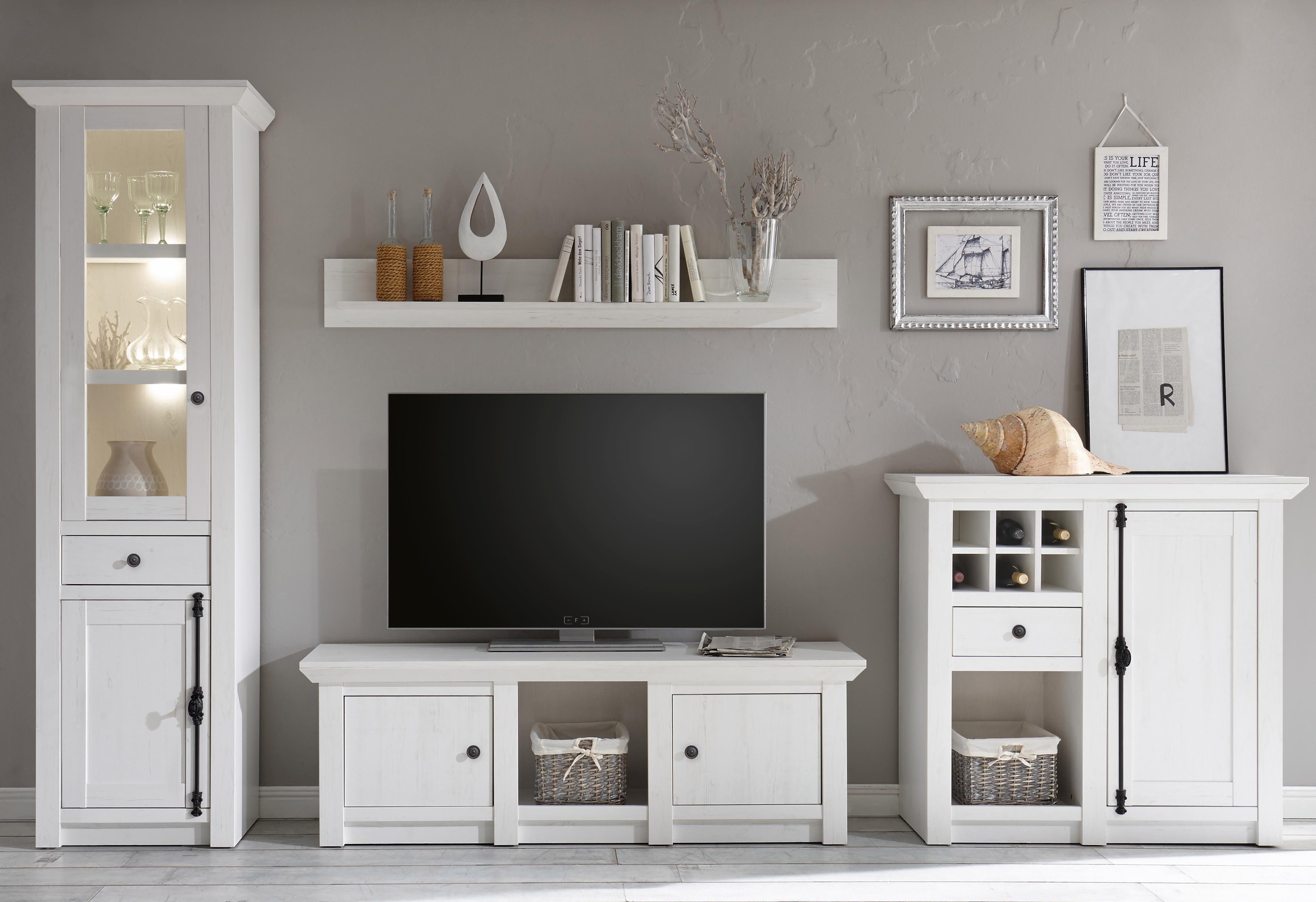 Home affaire Wohnwand California, (Set, 4-St), bestehend aus Standregal, Lo günstig online kaufen