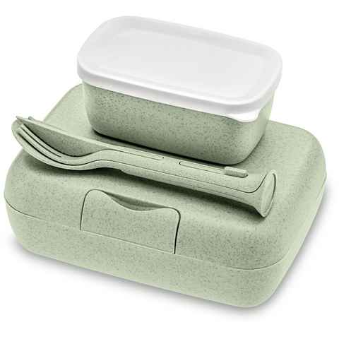 KOZIOL Lunchbox CANDY READY, Kunststoff, (Set, 3-tlg), spülmaschinengeeignet,melaminfrei,recycelbar, CO² neutrale Produktion