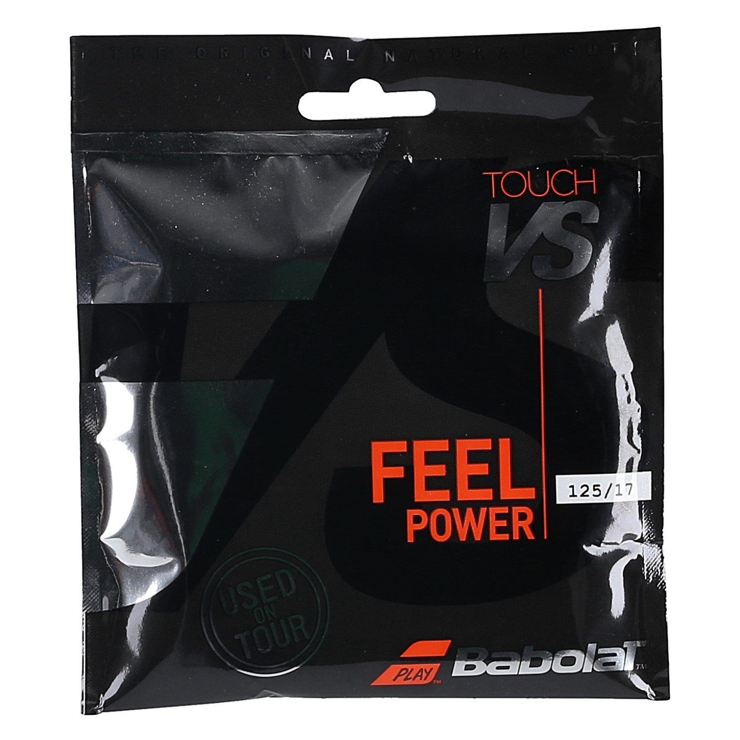 Babolat Tennissaite Touch VS Naturdarm 1.25 natur 12m Set, Saitendicke: 1.25