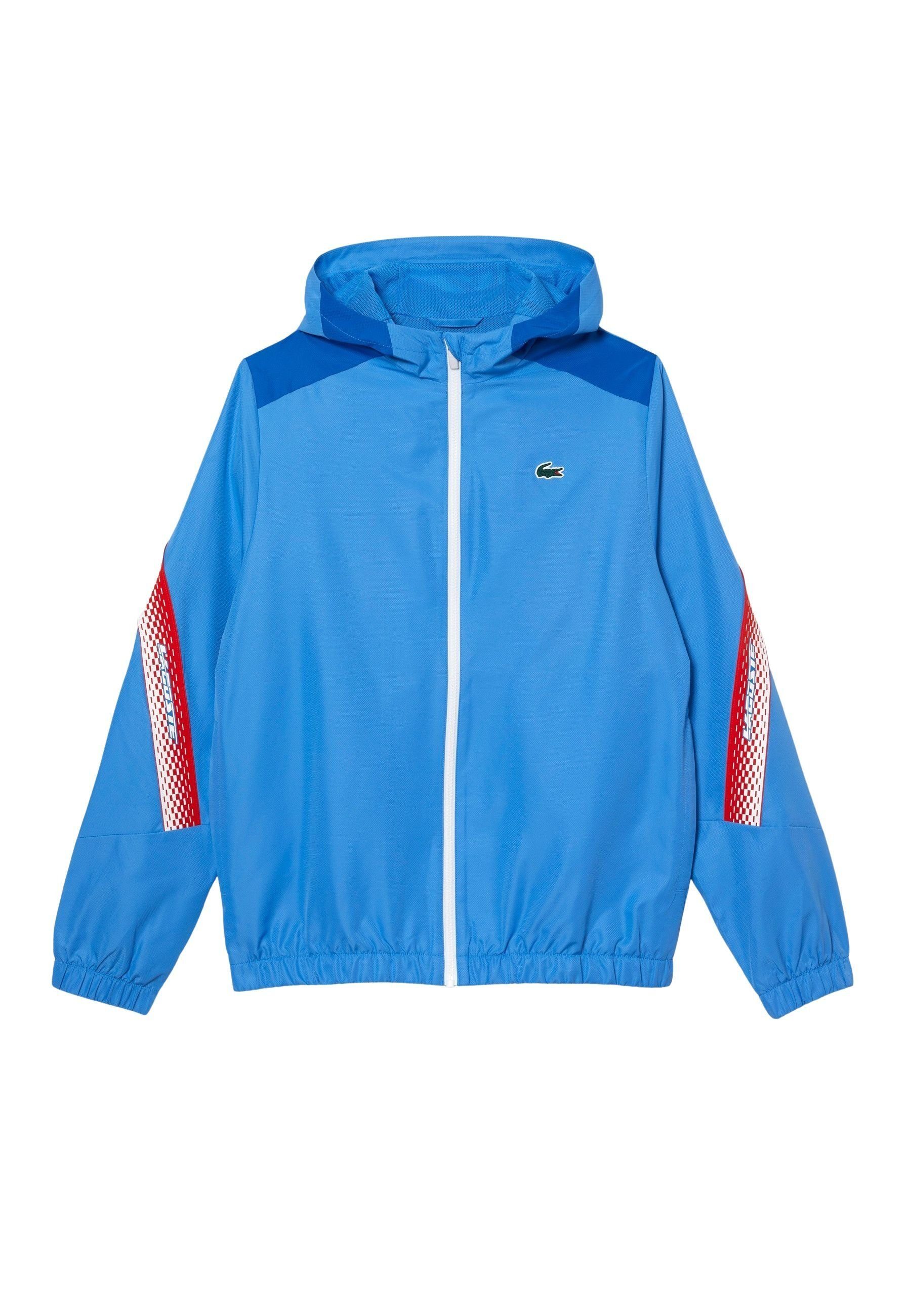 Lacoste Trainingsjacke Jacke Tennis Performance Trainingsjacke (1-St) hellblau