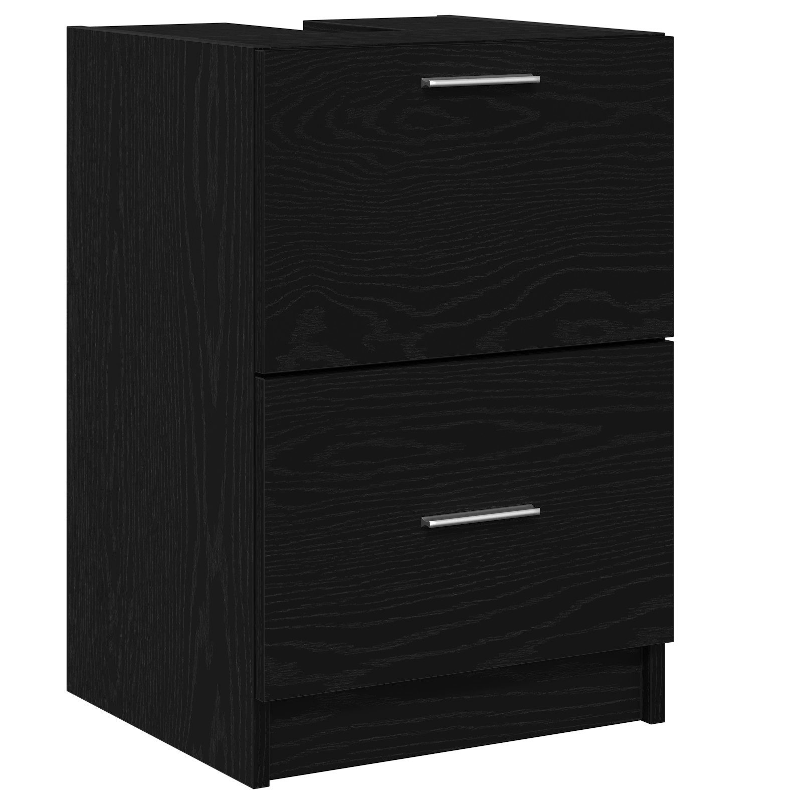 vidaXL Badezimmer-Set Waschbeckenunterschrank Schwarzeiche 40x37x59 cm günstig online kaufen