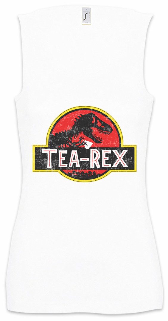 Tanktop Tea-Rex I Ärmelloses Damen T-Shirt Tyrannosaurus Tea Tee Rex T-Rex