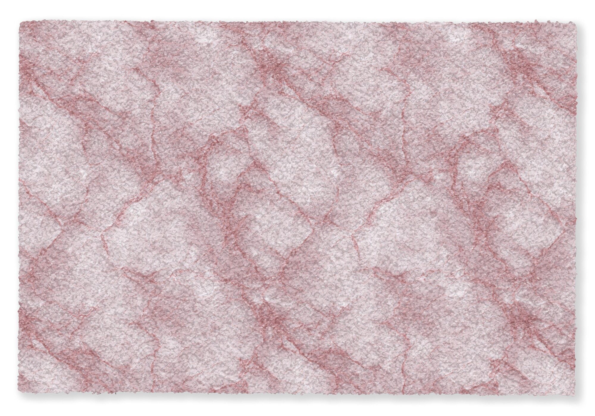 MuchoWow Fußmatte Rosa - Quarzmarmor - Adern, Rechteckig, innen Schmutzmatte, Tür, Teppichmatte, Sauberlaufmatte 90x60 cm