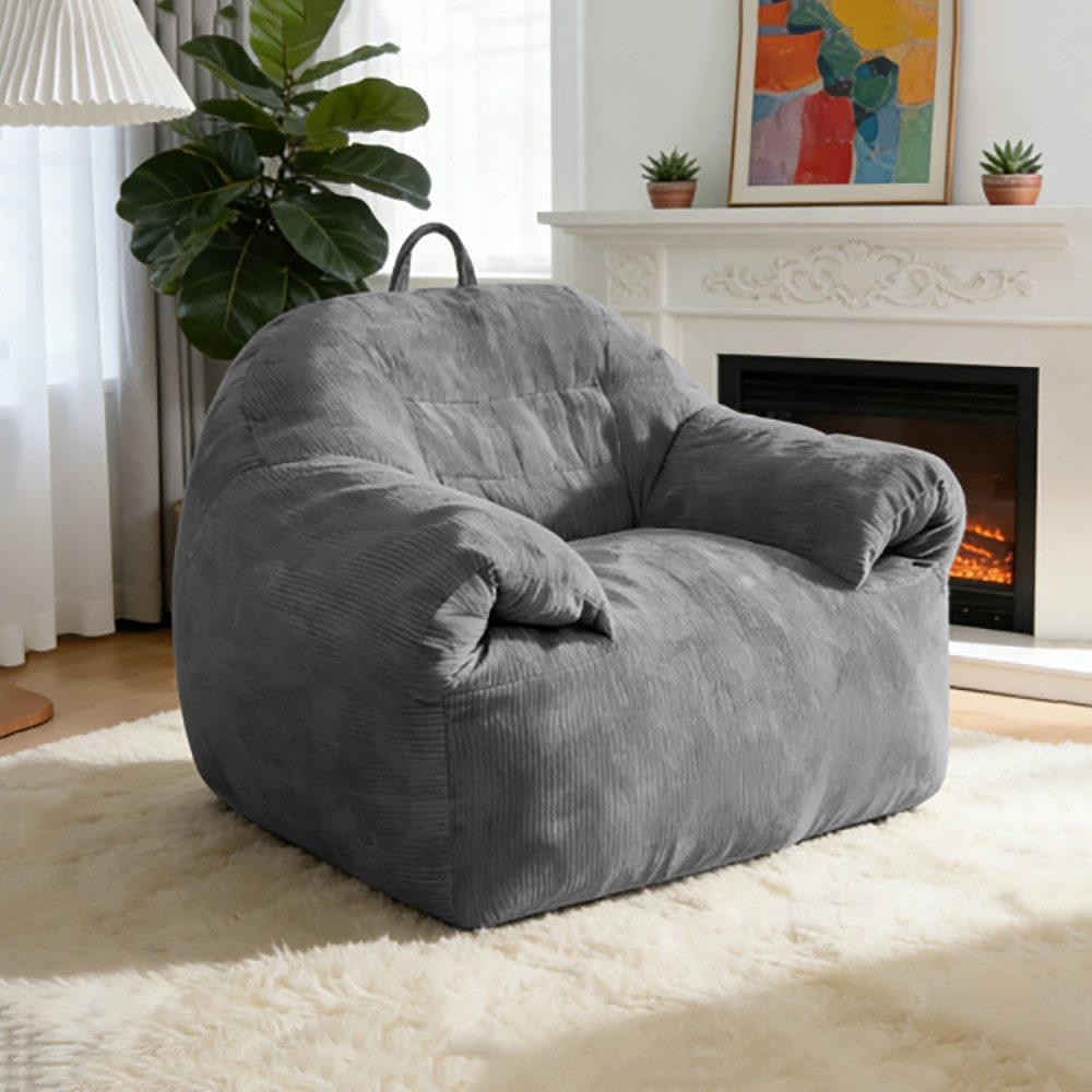 MODFU Sofa mit integriertem Top-Handle, für müheloses Umstellen und flexible Nutzung im Wohnraum, Sitzsack, Einzelsofa, Wohnzimmer Sofa