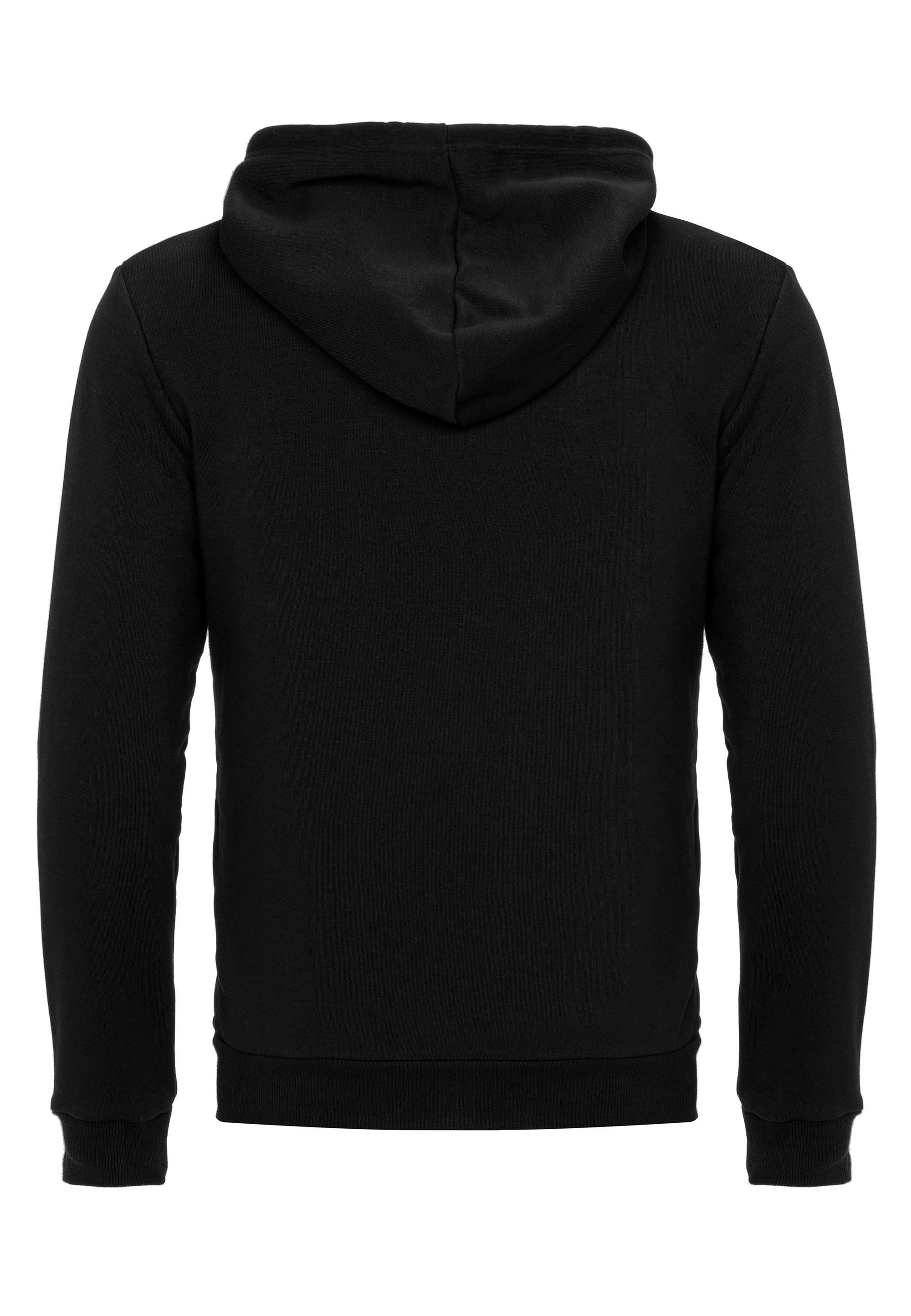 RedBridge Kapuzensweatjacke Premium Sweater mit Logopatch günstig online kaufen