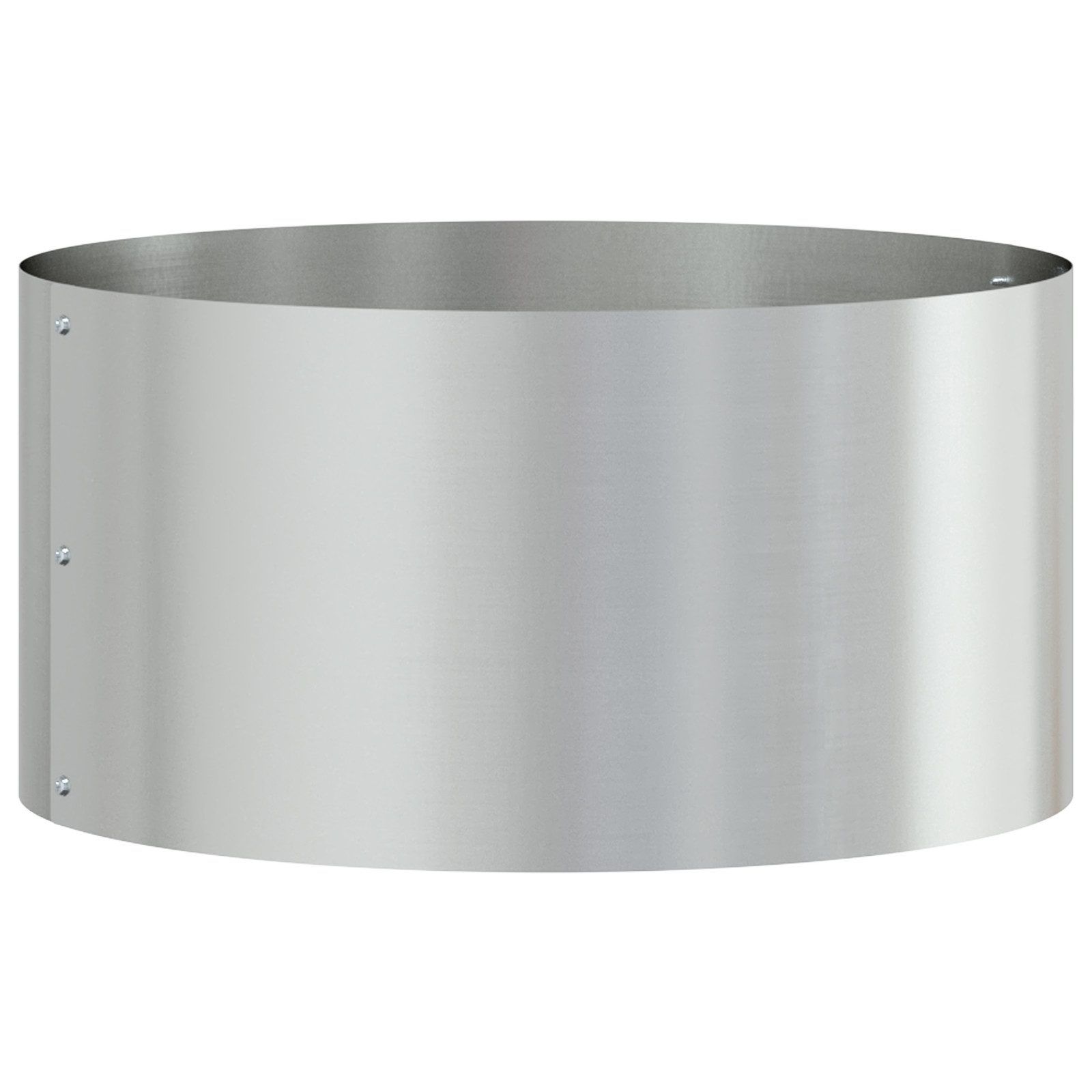 vidaXL Blumentopf Grauer Metalltopf Galvanisiert Metall günstig online kaufen