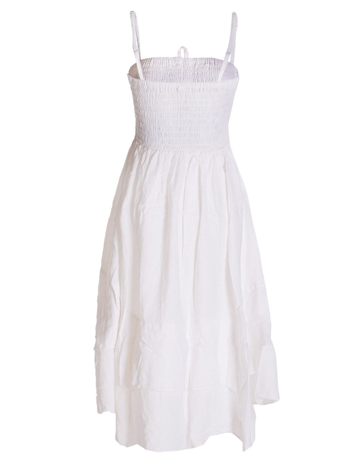 Vishes Sommerkleid 2in1 Kleid-Rock Damen Sommer-Kleid Spagetti-Träger Hippie-Rock Elfen, Casual Style