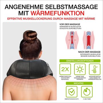 Donnerberg Nacken-Massagegerät »NM-090«, Das Original aus München mit 7 Jahre Garantie, Samsung Akku
