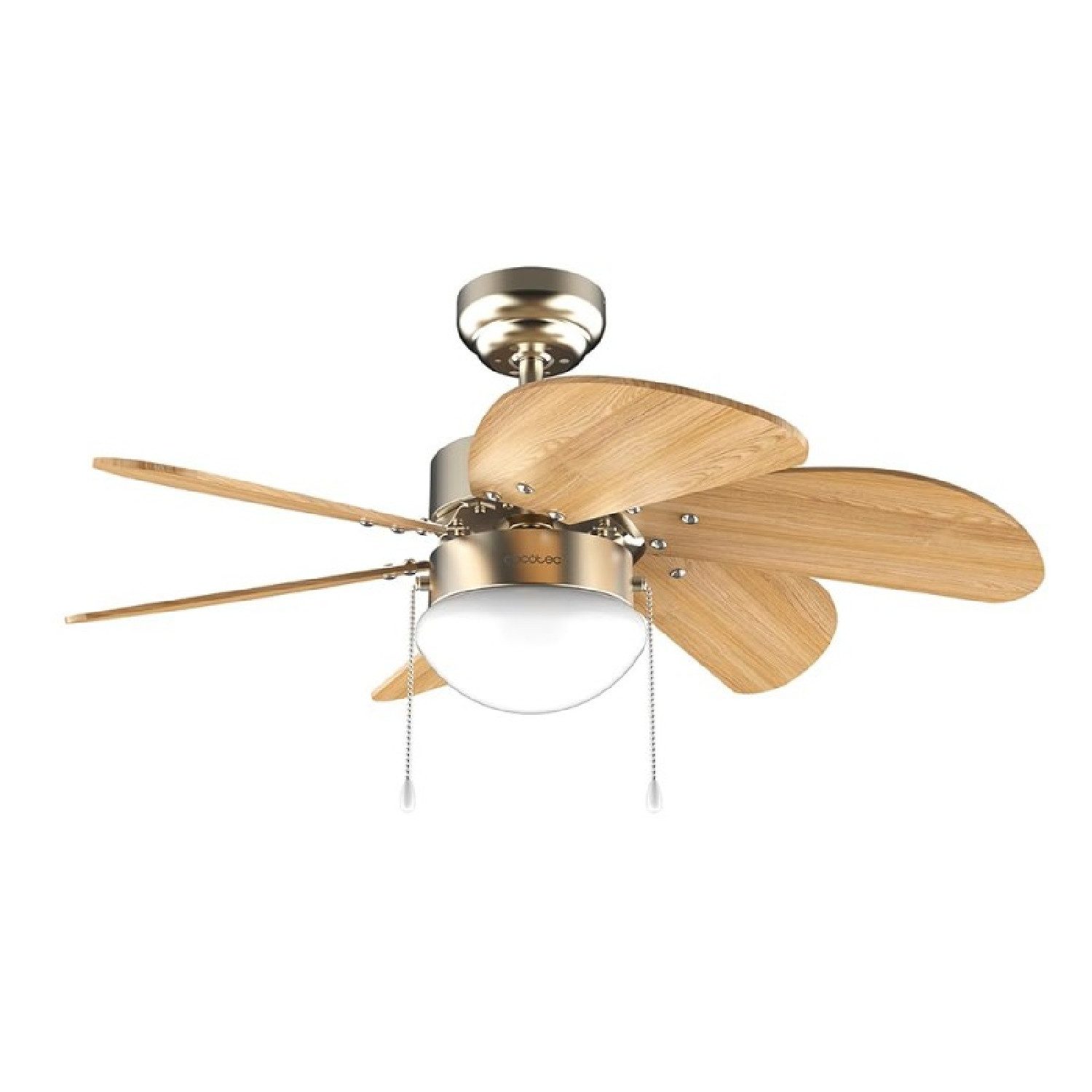 Cecotec Deckenventilator EnergySilence Aero 360 Gold&Wood, EnergySilence Aero 360 Gold&Wood