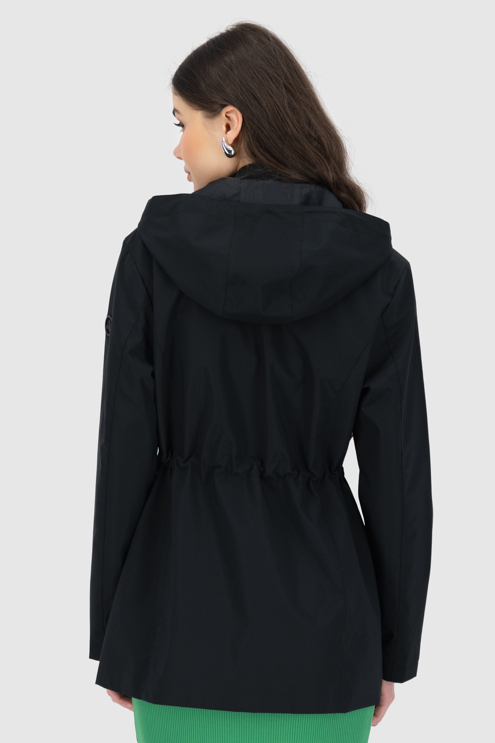 Alife & Kickin Parka LeiaAKA mit Kapuze, aufgesetzten Taschen und Band zum Taillieren