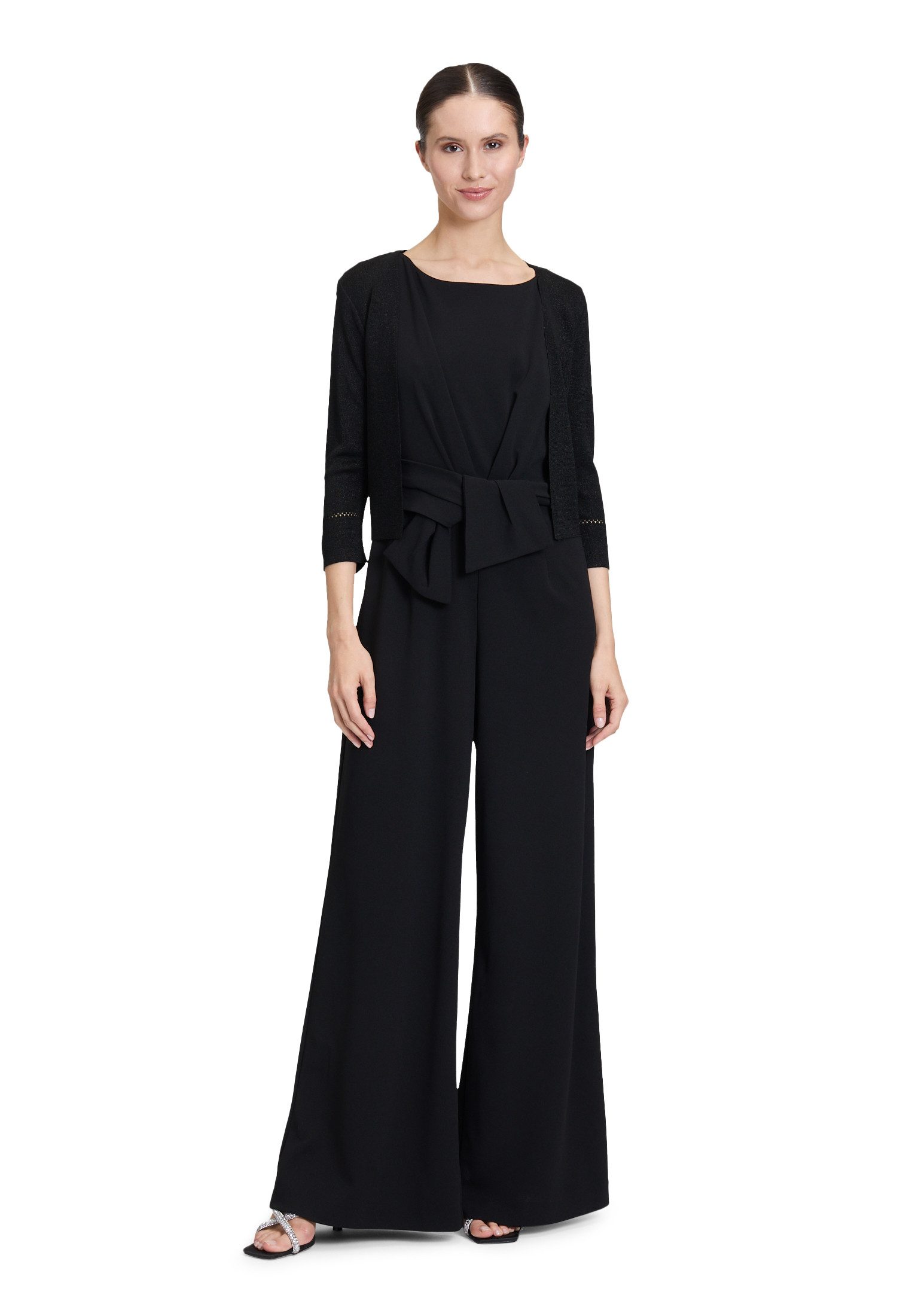 Vera Mont Strickjacke Damen ohne Verschluss (1-tlg) Glitzer