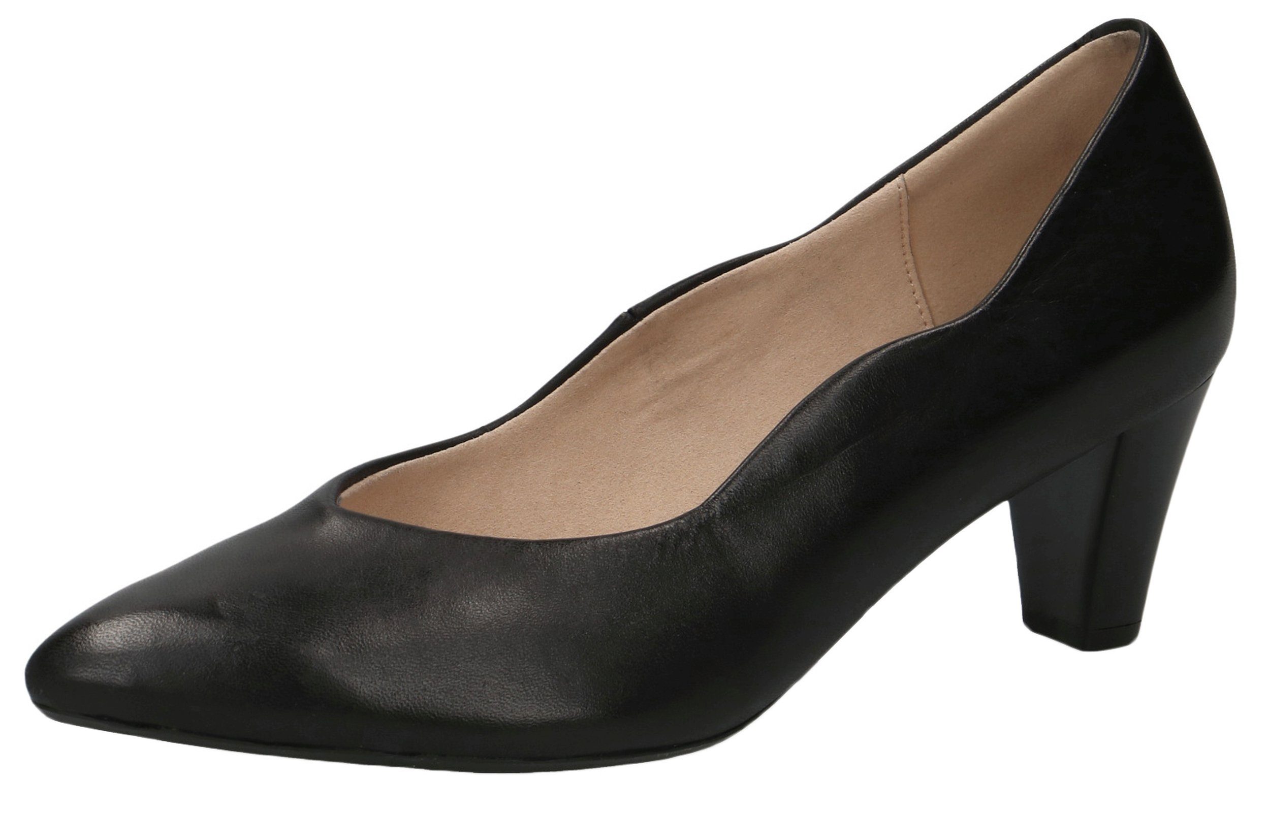 Caprice 9-22400-20 020 Black Nappa Pumps