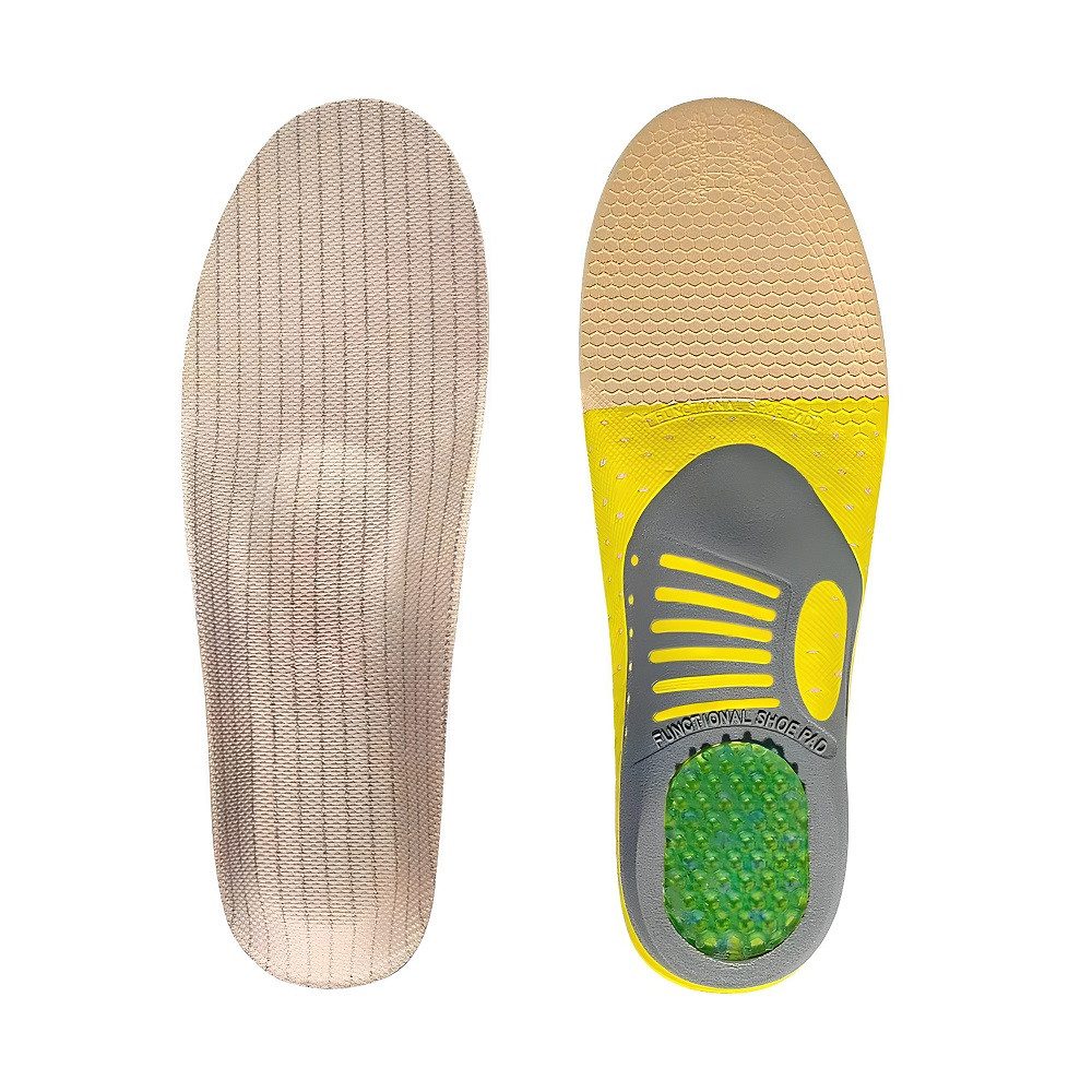 COOL-i ® Einlegesohlen Orthopädische Gel-Einlegesohlen – Stoßdämpfend & zuschneidbar, mit Fußgewölbestütze bei Druckschmerz, Fersensporn & Ermüdung