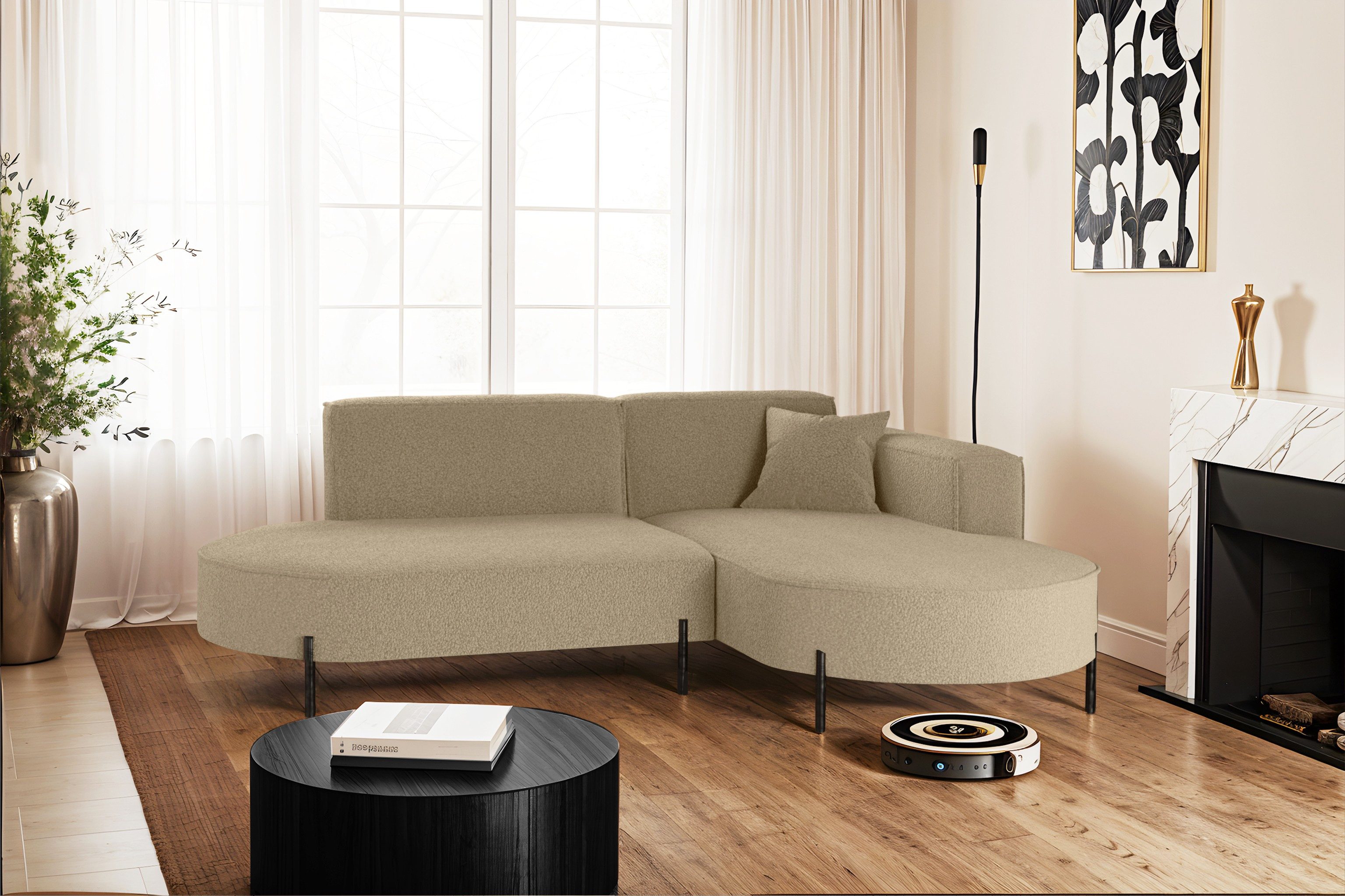 Kaiser Möbel Ecksofa Sofa L-Form Designer günstig online kaufen