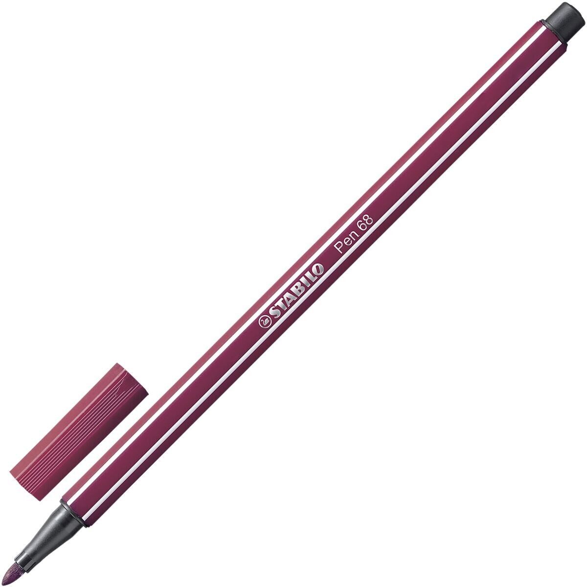 STABILO Filzstift Pen 68, (18-tlg), 18-tlg., im Zick-Zack-Aufsteller