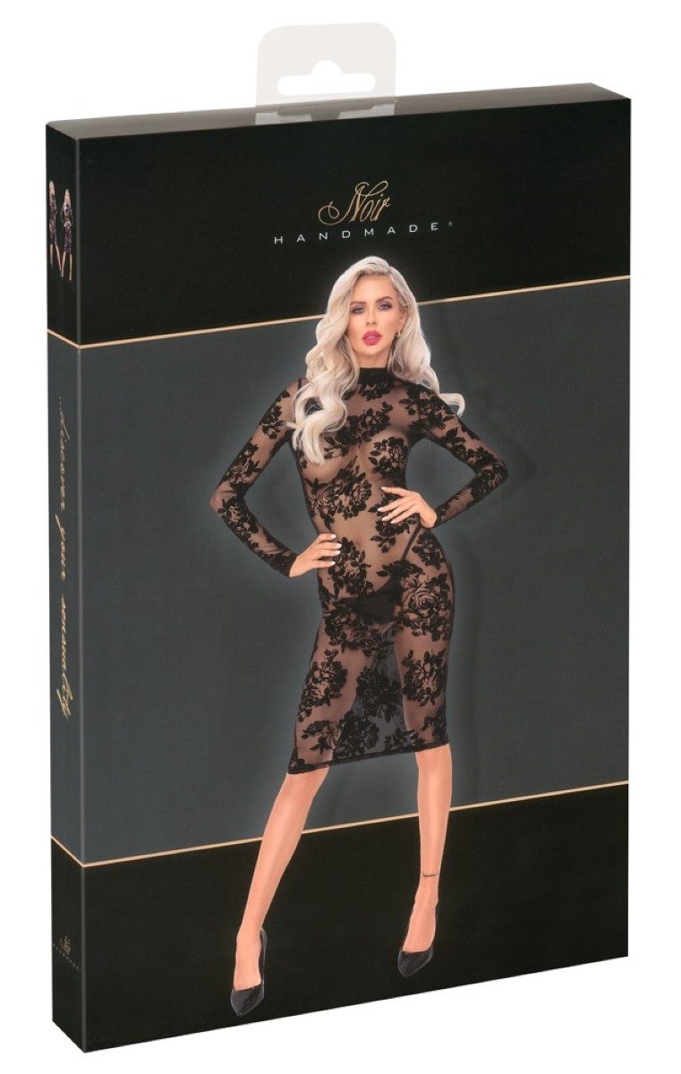 Netzkleid Noir- Midi Kleid - (L,M,S,XL)