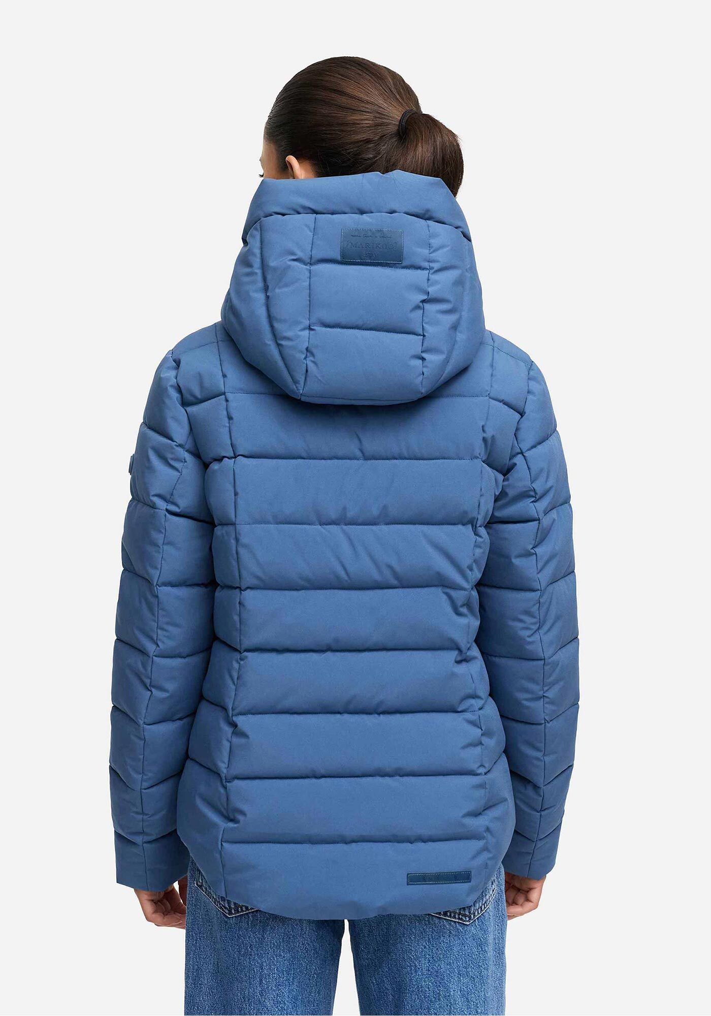 Marikoo Winterjacke Tayenaa mit schmaler Steppung und extra hohem Kragen – Bild 4 von 5