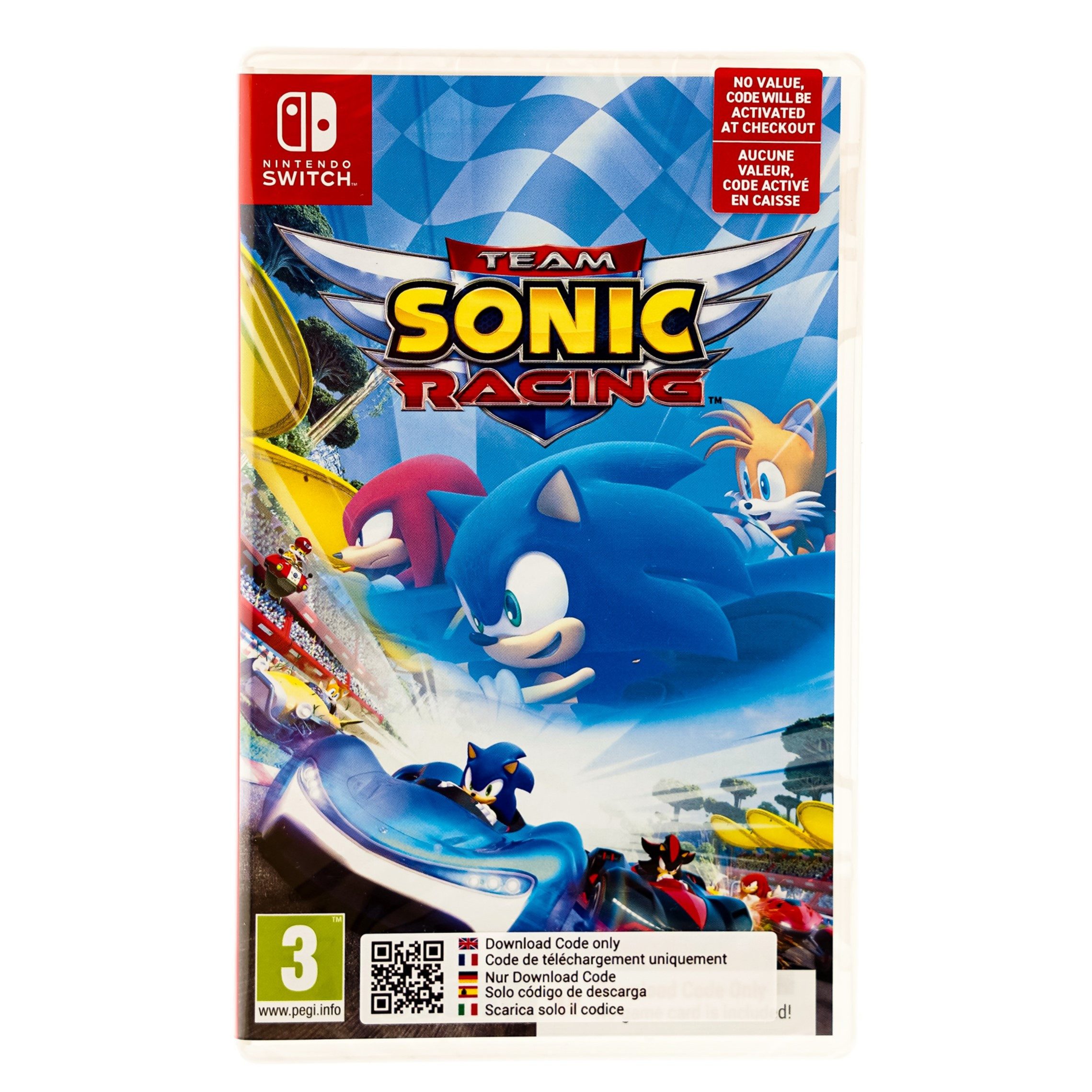 Team Sonic Racing Nintendo Switch, Enthält nur Downloadcode