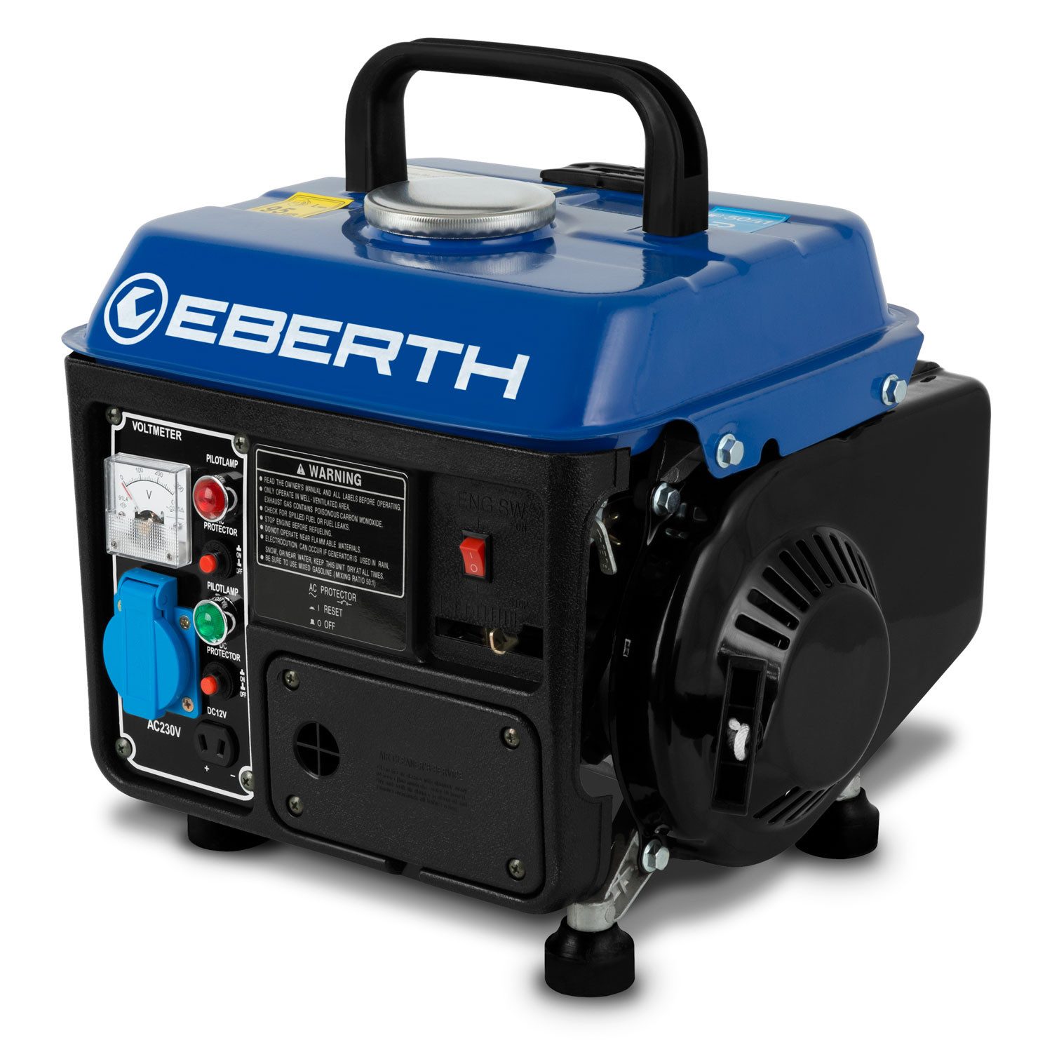 Stromerzeuger 750 Watt Stromerzeuger Stromaggregat mit 2 PS Benzinmotor