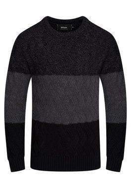 behype Strickpullover DAVAY im Colour-Block-Stil