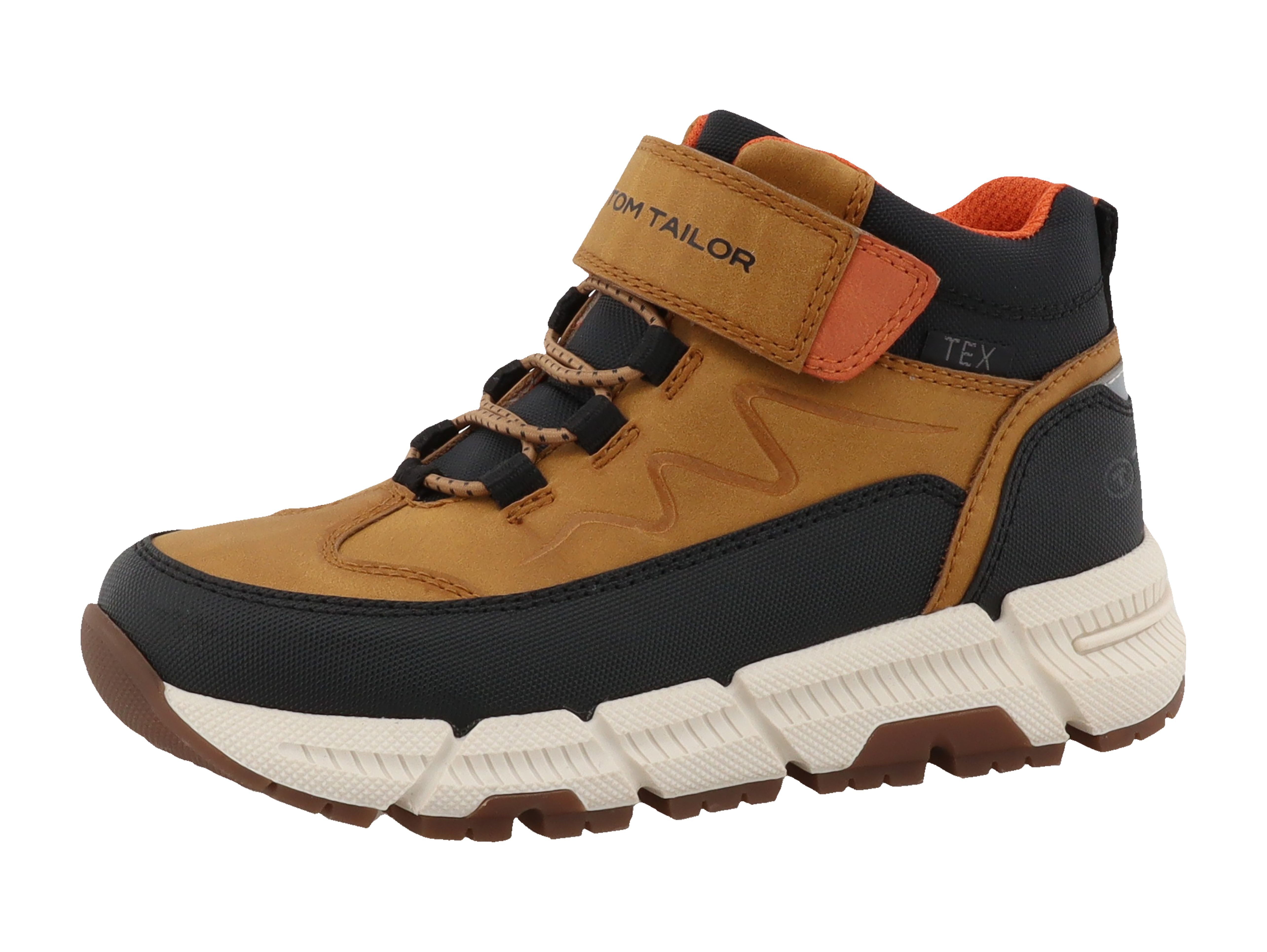 TOM TAILOR Klettboot Boots, Slip On-Sneaker mit reflektierenden Details