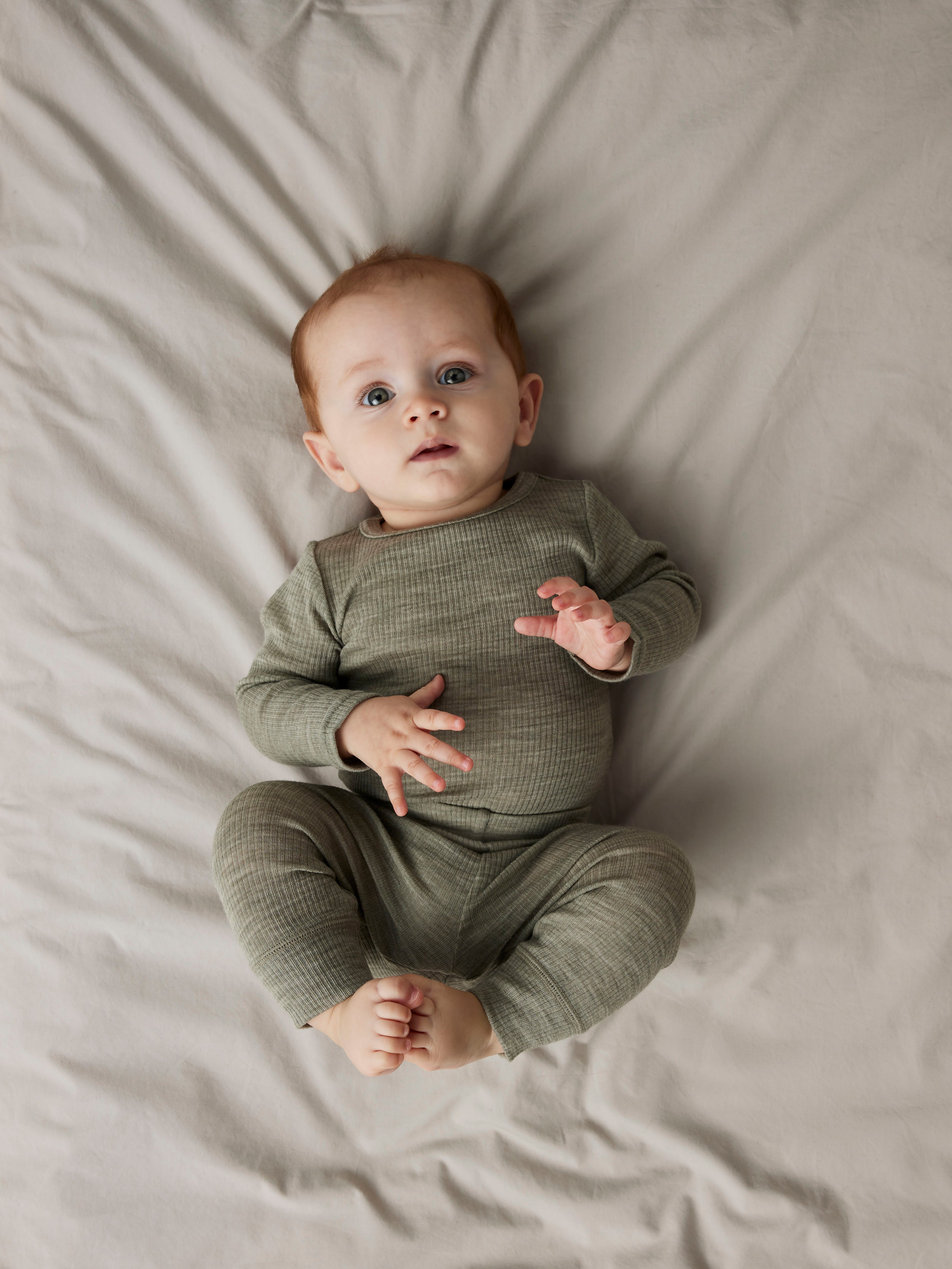 Name It Langarmbody NBNWAX WOOL RIB LS BODY NOOS aus reiner Merinowolle