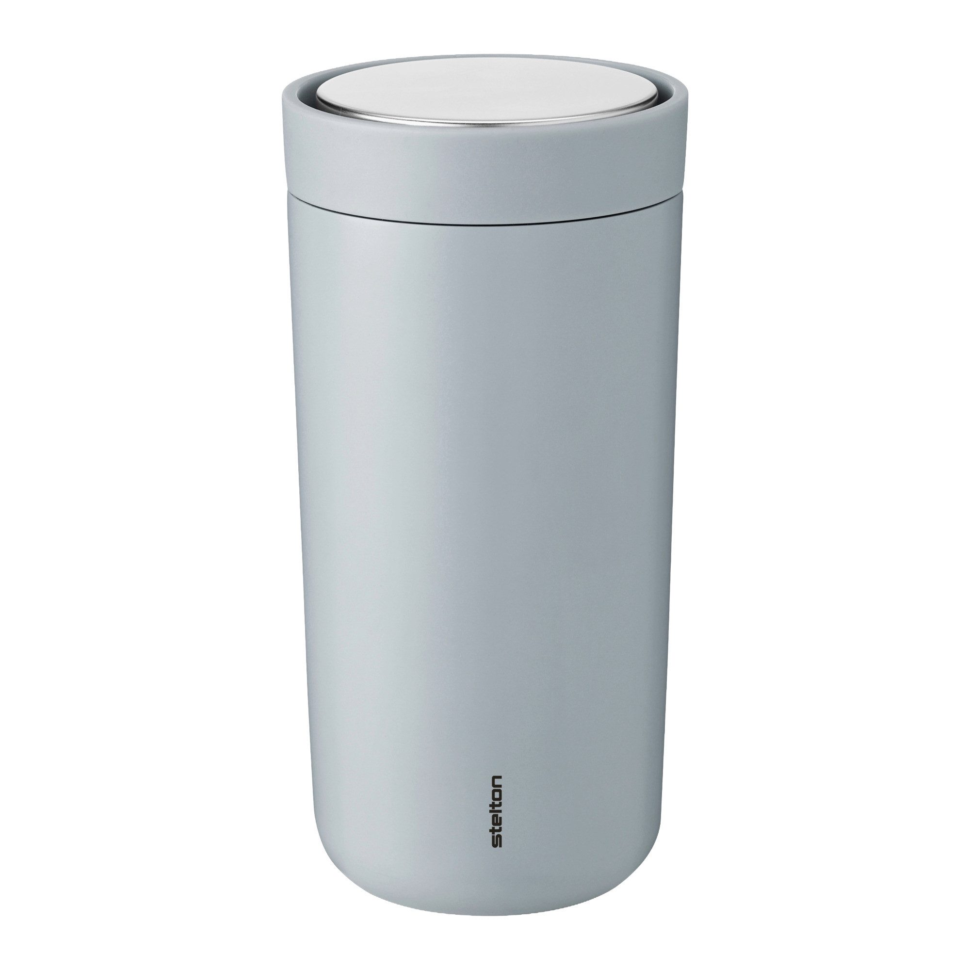 Stelton Thermobecher Stelton To Go Click Thermobecher 0.4 l, Silikon, Edelstahl, PP-Kunststoff
