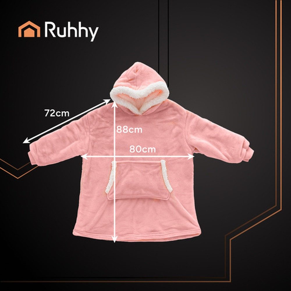 Ruhhy Longpullover Decken-Sweatshirt XXL-Hoodie (Spar-Set, oversize) Innenf günstig online kaufen