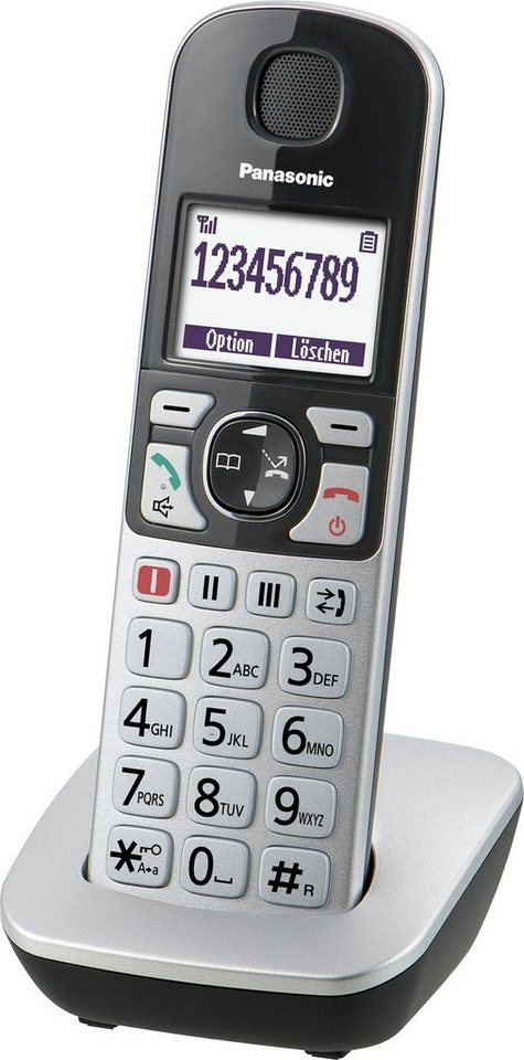 Panasonic KX-TGQ500 Seniorentelefon (Mobilteile: 1, mit IP-Technologie)