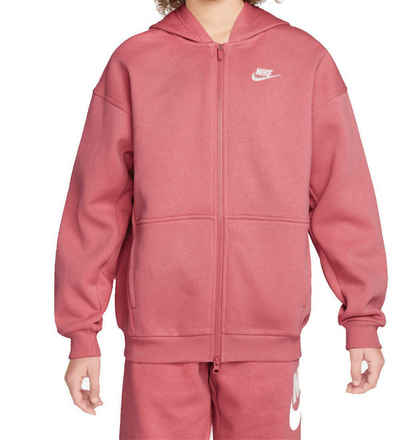 Nike Funktionsjacke G NSW CLUB FLC OVRSZD FZ LBR