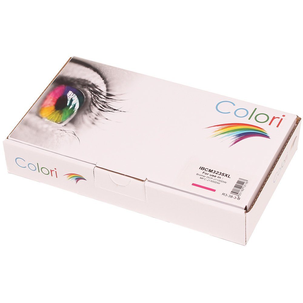 Colori Tintenpatrone (Kompatible Druckerpatrone für Brother LC-3233 LC-3235XL Magenta für Brother DCP-J1100DW MFC-J1300DW von Colori)