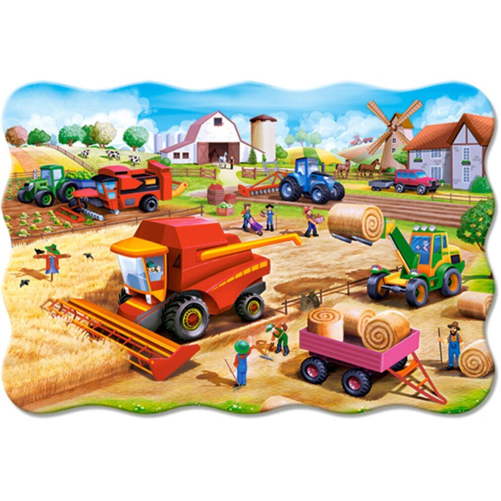 Castorland Puzzle Puzzle Landarbeit MAXI 20 Teile, Puzzleteile