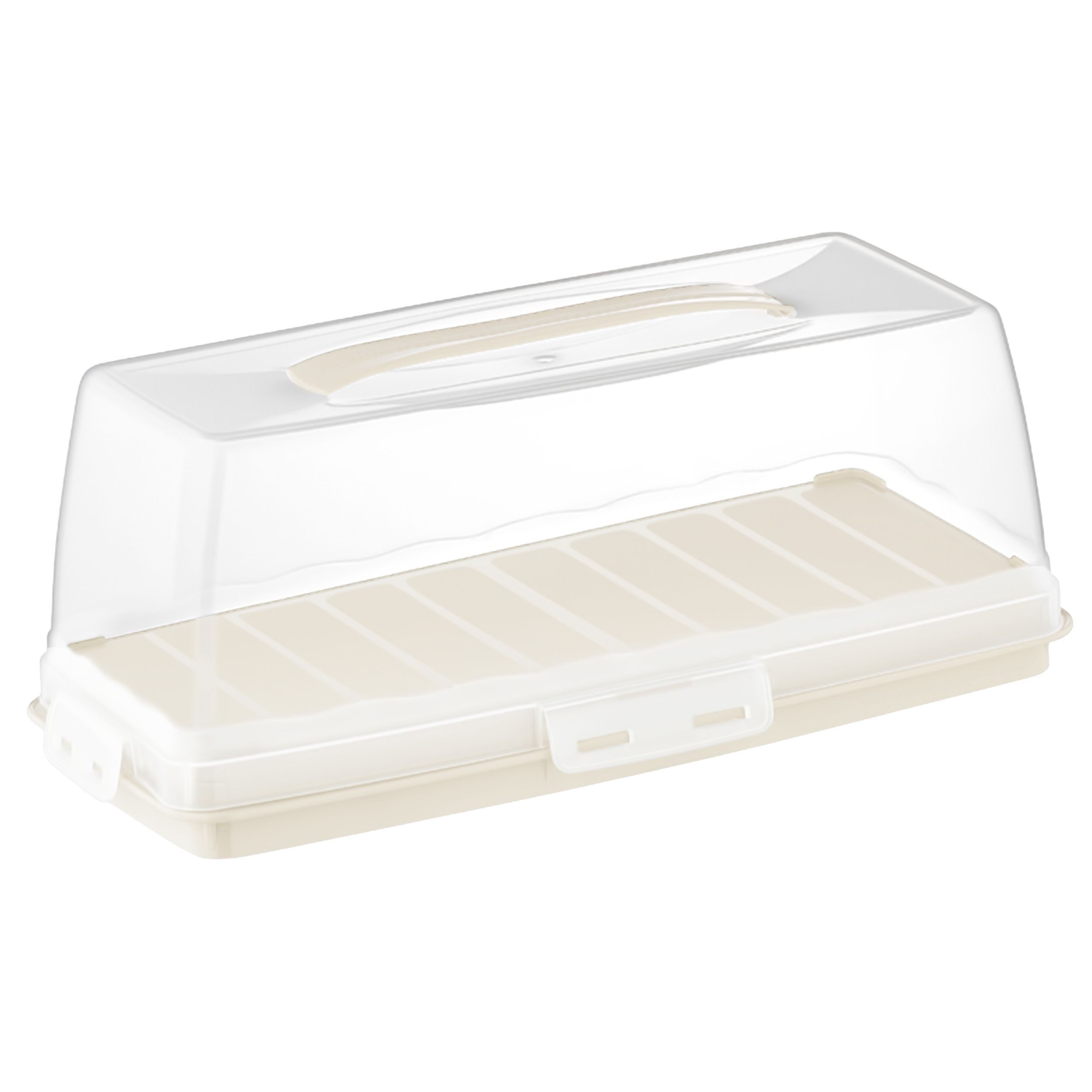uandu home Kuchentransportbox Tortentransportbox mit Haube und Griff, Kuchenbehälter, Tortenbehälter, (Tortentransportbox mit Haube und Griff, BPA Frei Tortenbehälter), Dishwasher Safe
