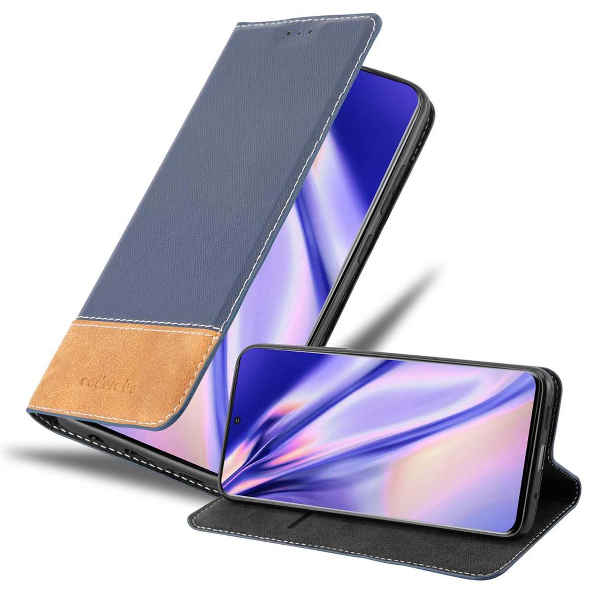 Cadorabo Handyhülle für Samsung Galaxy S20 ULTRA Hülle Samsung Galaxy S20 ULTRA, Klappbare Handy Schutzhülle - Hülle - mit Standfunktion und Kartenfach