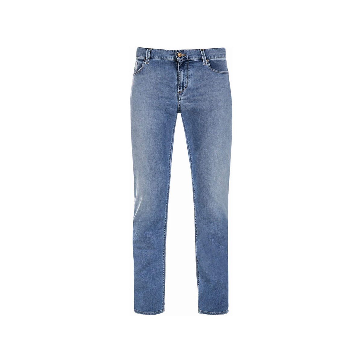 Alberto Straight-Jeans türkis regular (1-tlg)