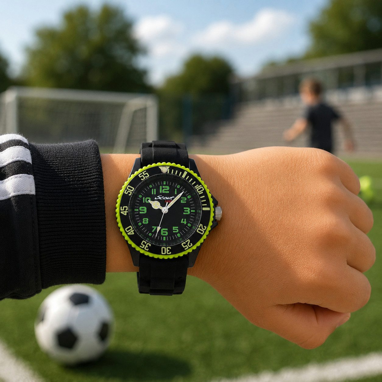 Scout Quarzuhr The Scout Kinderuhr 164000001 Schwarz Kunststoffband Quarz 35,5 mm