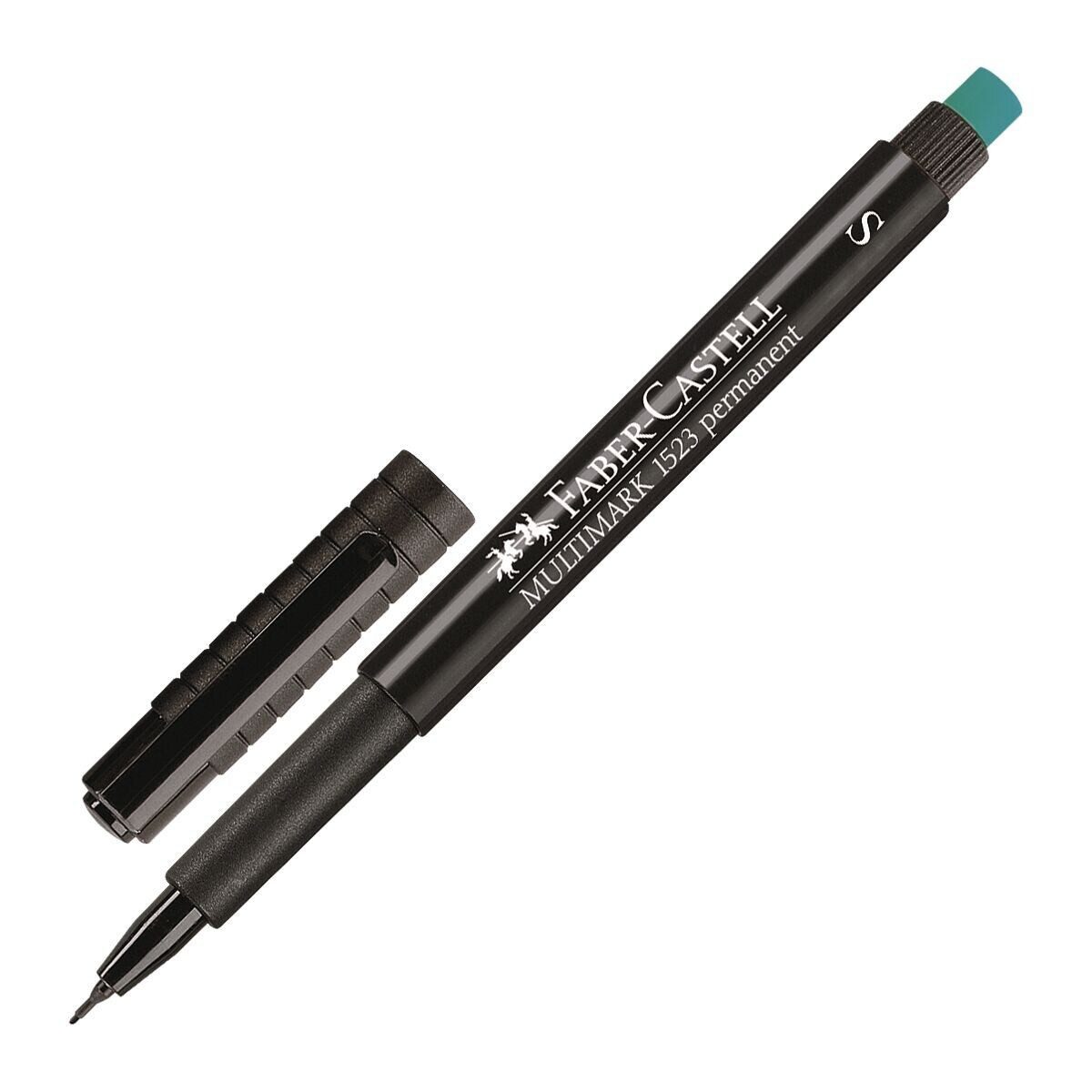 Faber-Castell Marker Faber-Castell Multimark 1523 S Permanentmarker schwarz