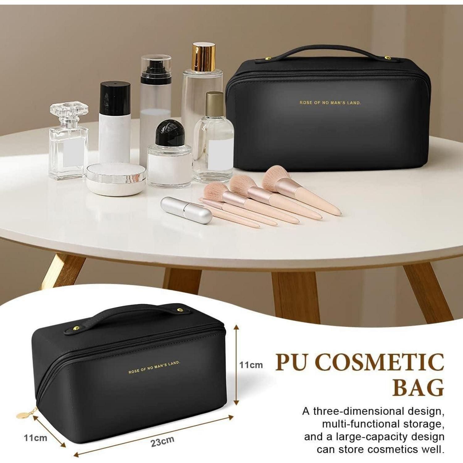 LuxusKollektion Kosmetiktasche Reise Kosmetiktasche PU Leder Make-up Tasche Wasserdicht Organizer